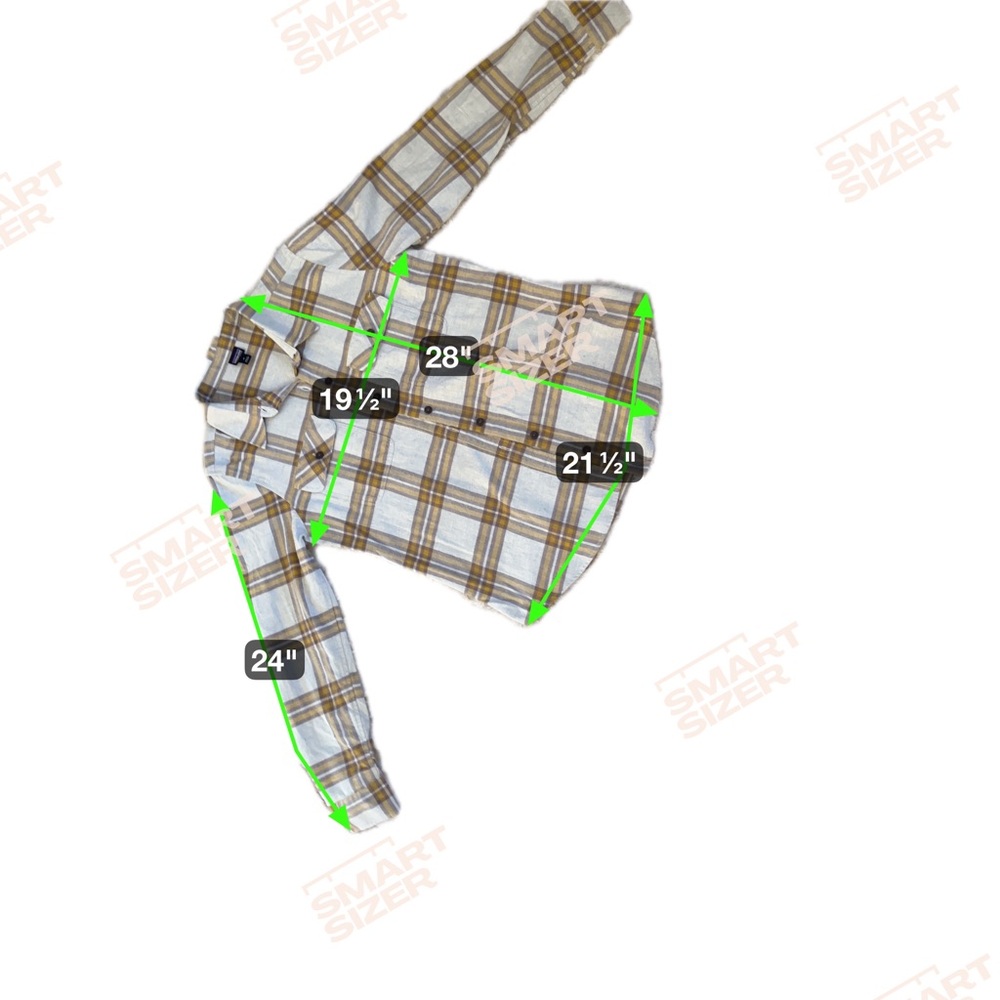 Patagonia Beige and Yellow Plaid Women’s Shirt - Picture 5 of 5